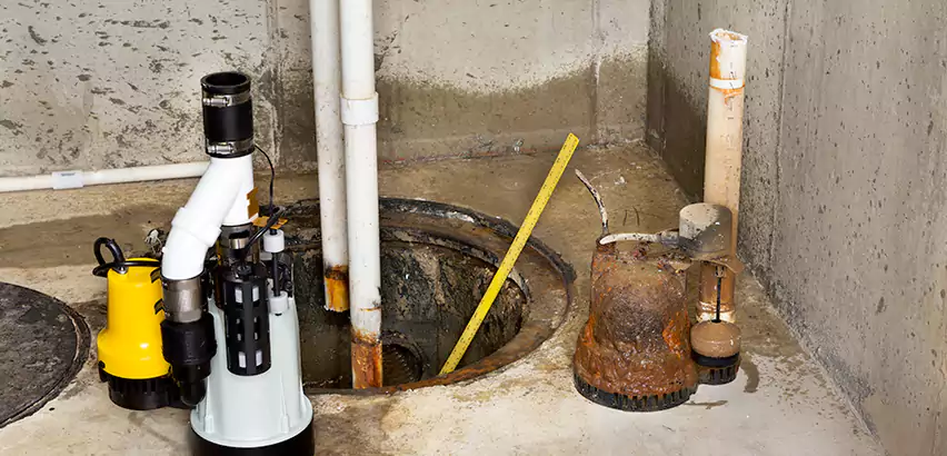 Installing Sump Pump in Finished Basement in North Lauderdale, FL